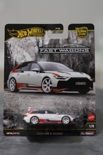 2025 HOT WHEELS PREMIUM FAST WAGONS CASE J AUDI RS 6 AVANT WHITE WAGON