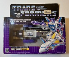 G1 Transformers Octane With Box 100 Complete 1986 Hasbro Vintage One Owner