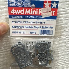 Tamiya Mini 4WD Double Aluminum Stay Roller Used