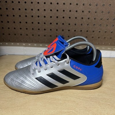 ADIDAS Copa Tango 18.4 Indoor Soccer Shoes Silver Blue DB2448 Men s Size 7.5