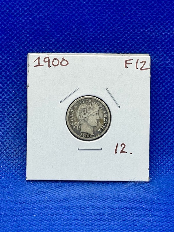 1900 Barber Dime 