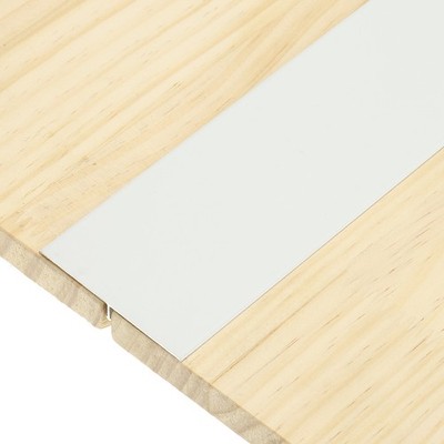 3Pcs T-Molding Transition Strips, 2.95 ft x 2.36 Inch, Matte White