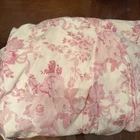 LoveShackFancy Garden Damask Organic Sheet Fitted Only  Twin/Twin XL Pink