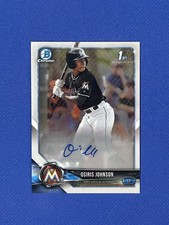 2018 Bowman Draft #CDA-OJ Osiris Johnson Chrome Draft Pick Autograph Auto