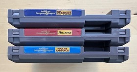 AD&D Heroes of the Lance w/Manual, Hillsfar, Pool of Radiance Rare NES Games Lot