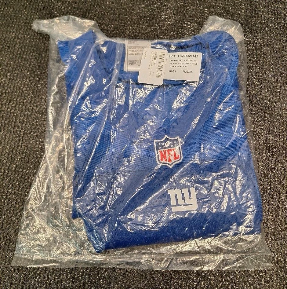 Camiseta deportiva oficial del juego de la NFL New York Giants #0 Nike Royal 2025 para hombre Foto 2 de 2