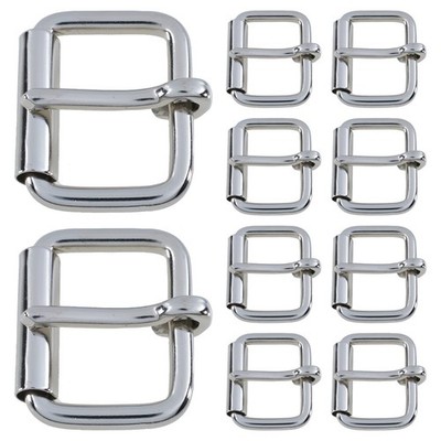Verstellbare Rollschnalle Gürtel 25 mm 38 mm 50 mm silber für Gurtband Taschengurt Clips