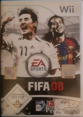 Nintendo Wii U - Spiel EA Sports Fifa 08 Bundesliga Nostalgie 2007 Retro-Gaming