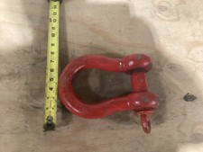 CM 1-1/2" US Alloy Screw Pin Anchor Shackle WLL 20Ton Orange Powder Coated