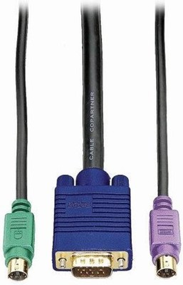 KVM Switch Cable Kits - 15-ft. PS2 Cable Kit for KVM Switch P754-015 NEW!