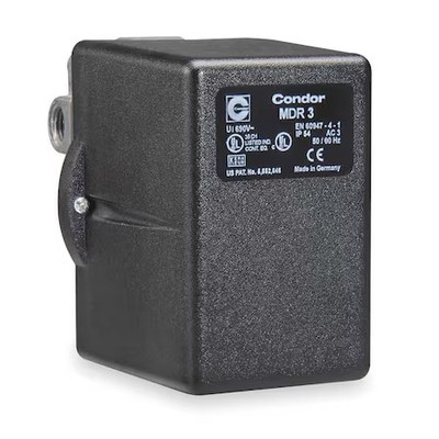Condor Usa 31Ugxxxx Pressure Switch, Standard, 3Pst, 4 Ports, 3/8'' Fnpt, 1/4''