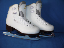 Superb!  Graf  Bolero Gold Crystal Ice Figure Skates Size EU 29 / UK 11 Jnr