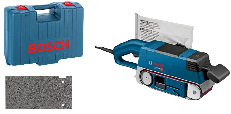 Ponceuse à bande 750W GBS 75 AE Bosch 0601274707 pour ponçage de surface plane