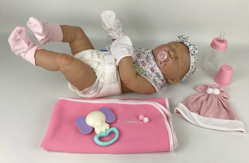 Berenguer SE Doll Special Edition La Newborn 21" Non Gender Full Body Vinyl NOB - Image 3 of 4