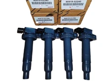 4X GENUINE Ignition Coils For 2000-2016  Scion xA xB I4  90919-02240