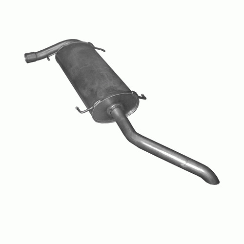 Silencieux arrière pour Peugeot Boxer III 2.2 D de 2011 en acier aluminisé