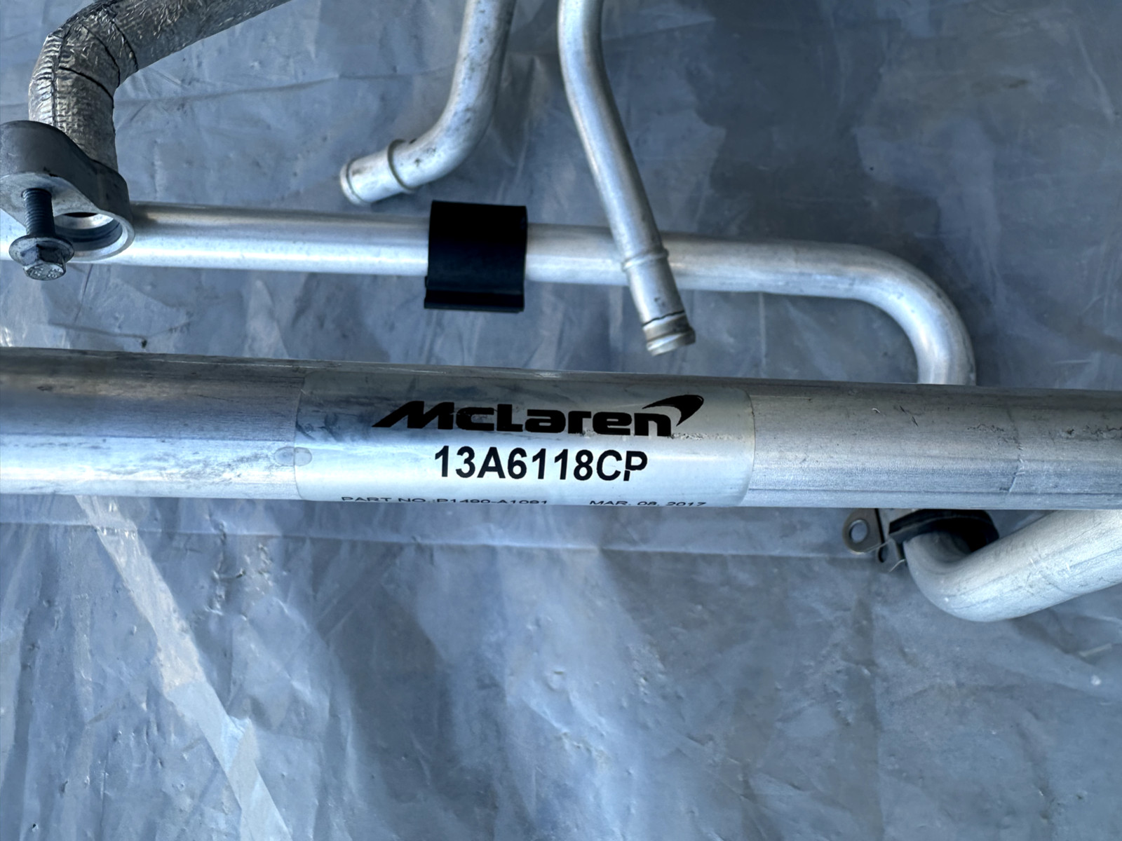 2016-2021 MCLAREN 570S UNDERBODY ENGINE WATER COOLANT HOSES PIPE BRAKE LINE OEM