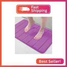 Buganda Memory Foam Bath Mat, 24" x 16", Ultra Soft and Non-Slip Bathroom Rugs, 