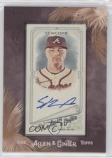 2018 Topps Allen & Ginter Mini Framed Black Frame 24/25 Sean Newcomb Auto 0v0