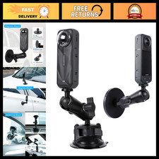 2-in-1 Suction Cup Magnetic Camera Mount Kit for Insta360 X6 X5 X4 - Versatile