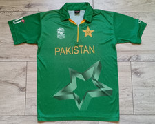 Pakistan Cricket Green Shirt World Cup Twenty20 2016 HS Pilano Sports men's Sz M