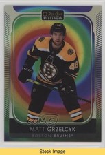 2021-22 O-Pee-Chee Platinum Rainbow Color Wheel Matt Grzelcyk #159 READ 14d2