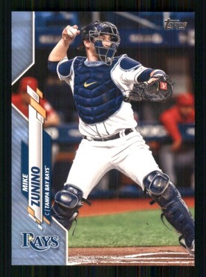 2020 Topps Father's Day Blue #554 Mike Zunino /50 Tampa Bay Rays 9032