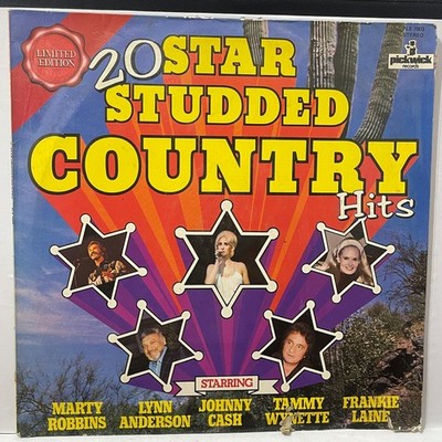 20 Star Studded Country Hits 12'' Vinyl Record