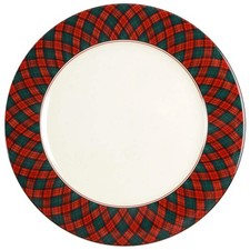 Arita Tartan Plaid Dinner Plate 17245
