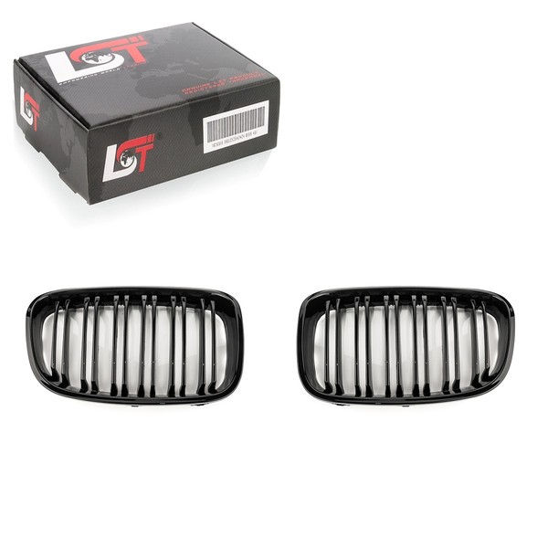 Performance KüHlergrill Schwarz Doppelsteg Nieren FüR BMW 1Er F20 F21 VAN 11-15-image