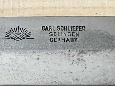 CARL SCHLIEPER GERMAN EYE BRAND DOUBLE EDGED DAGGER DIRK KNIFE SOLINGEN GERMANY