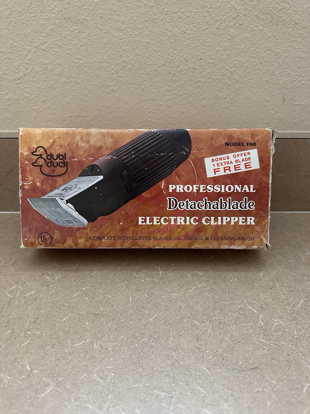 Vintage Dubl Duck Professional Detachablade Electric Hair Clipper Model 100 MINT