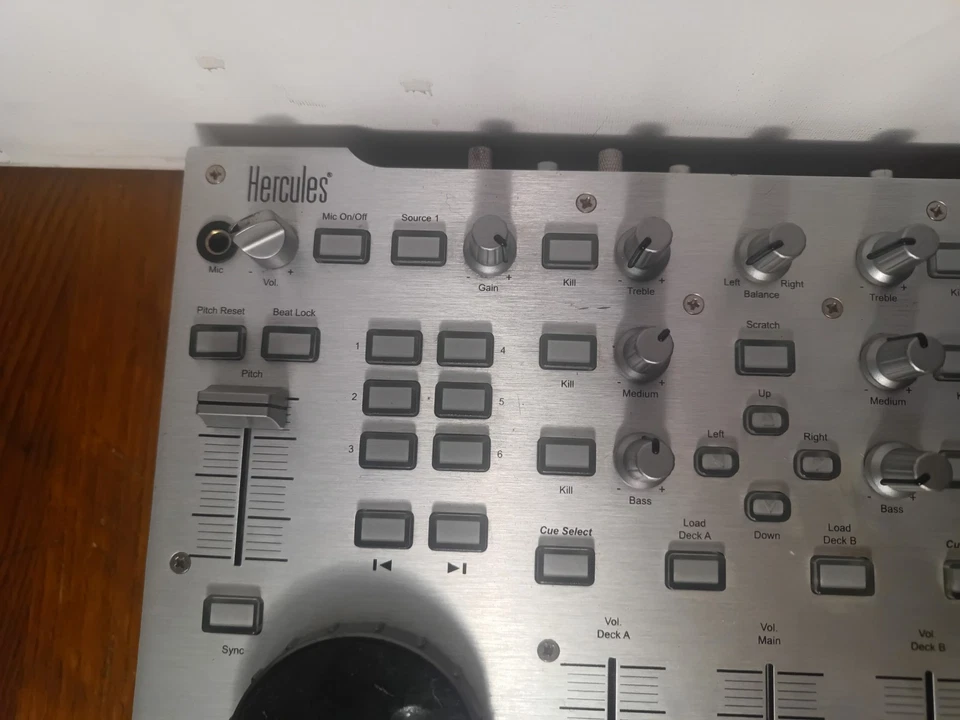 Hercules RMX USB DJ Console Laptop/PC Controller Unit UNTESTED SPARES / REPAIRS  - Image 4 of 4