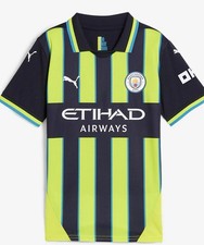 Image of Puma Manchester City 24/25 Kids Away Shirt, In UK Age 11-12, RRP £60