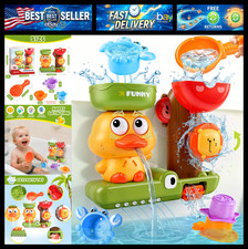 Toddler Bath Toys for Kids Ages 1-3 Waterfall Bathtub Toys for Toddlers 2-4