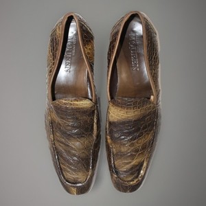 Alexander McQueen Men\'s Croc Embossed Apron Toe Loafers Size 45 (MSRP $990) Shop ALEXANDER Men main image 2