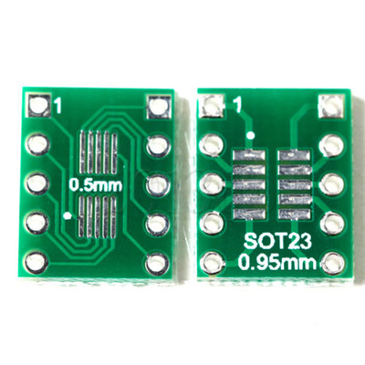 10X IC SOT23 SSOP10 MSOP10 UMAX to DIP 0.5/0.95mm Adapter PCB Board Converter D