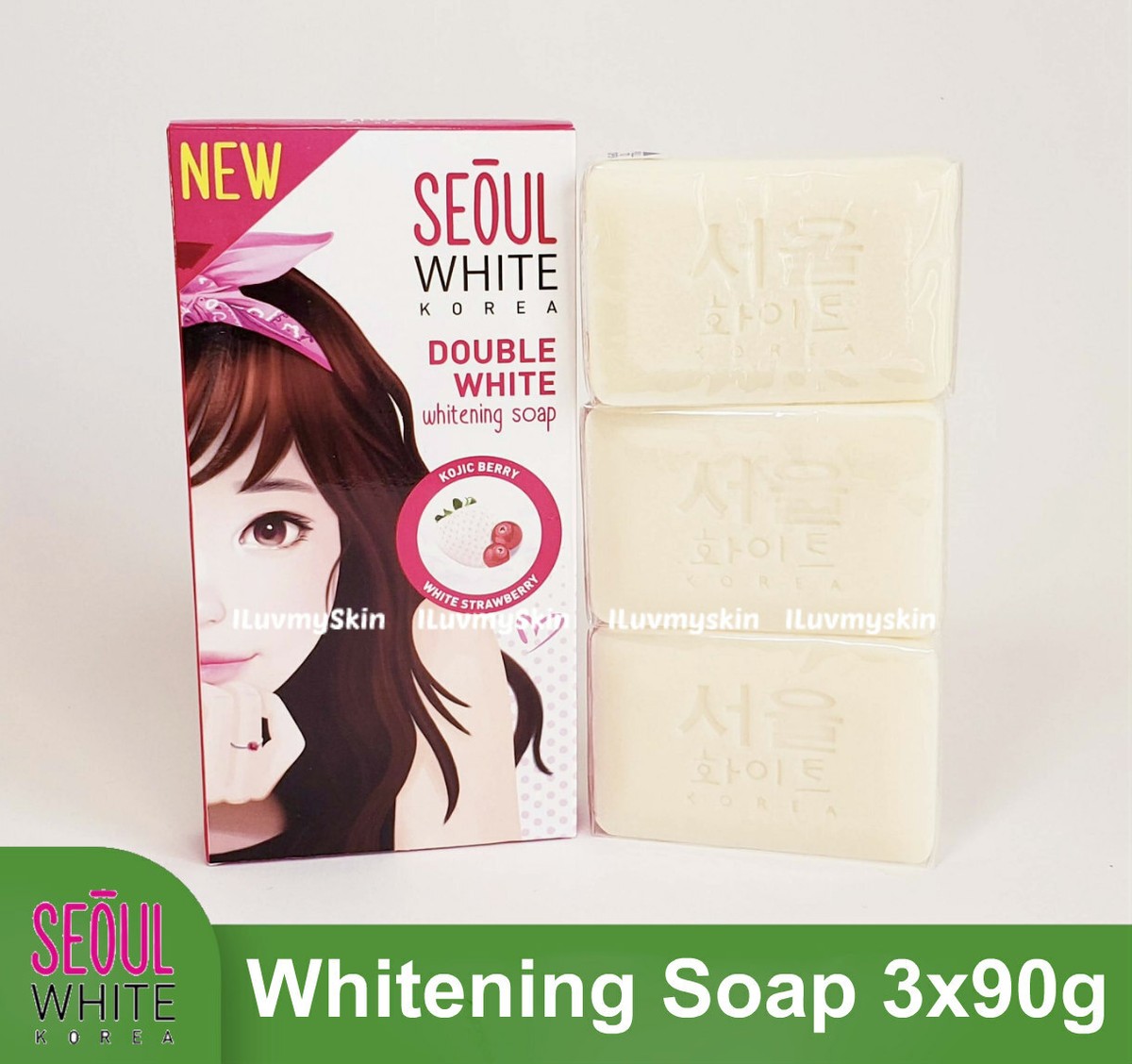 korean glutathione soap Seoul White Korea Double White Whitening Soap (Triple Pack)