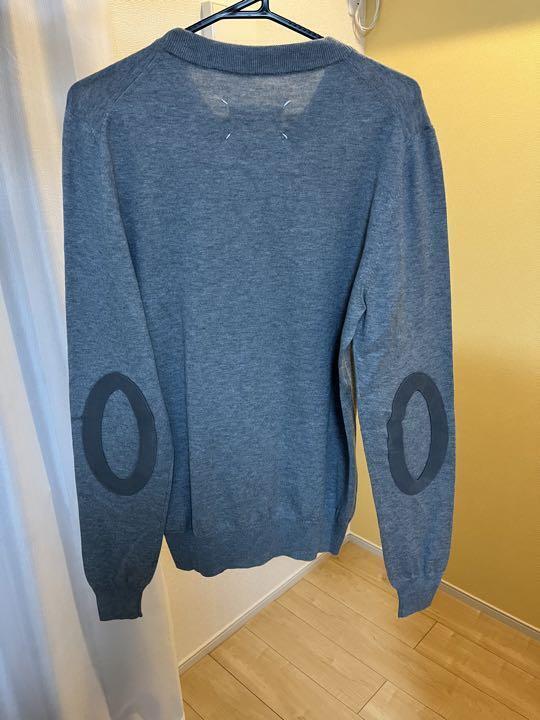 Maison Margiela MM14 Leather Elbow Patch Sweater Size S Maison Margiela MM14 Leather Elbow Patch Sweater Size S
