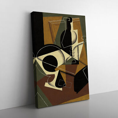 Cafe Moulin von Juan Gris Leinwand Wandbild Kunstdruck gerahmtes Bild Deko Wohnzimmer