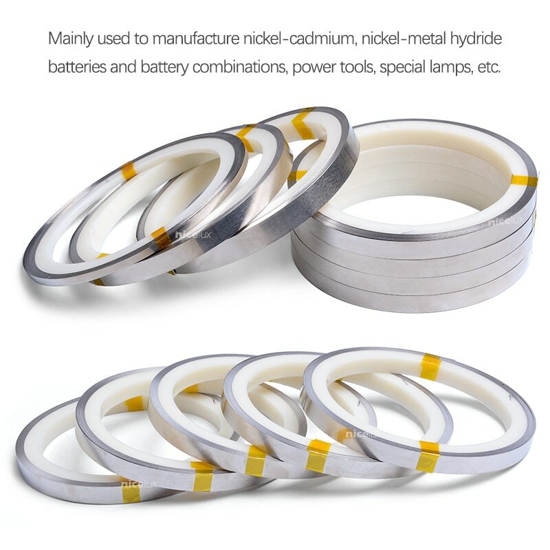 Produktbild von Nickelband 10m X 0,15 Mm – Schweißbar, Hochleitfähig Für Akku-Packs, 18650 Und Mehr