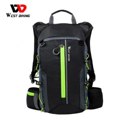 WEST BIKING Radsport Wandern Tasche Backpack Rucksack Wasserdicht 10L Grün - Bild 1 von 4