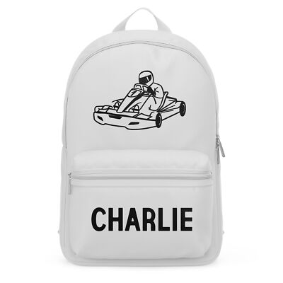 Maßgeschneiderter Go Kart Jungen Mini Rucksack Personalisiert Schulanfang Junge Empfangs...