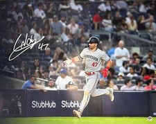 Edouard Julien Autographed 16x20 Photo - Running