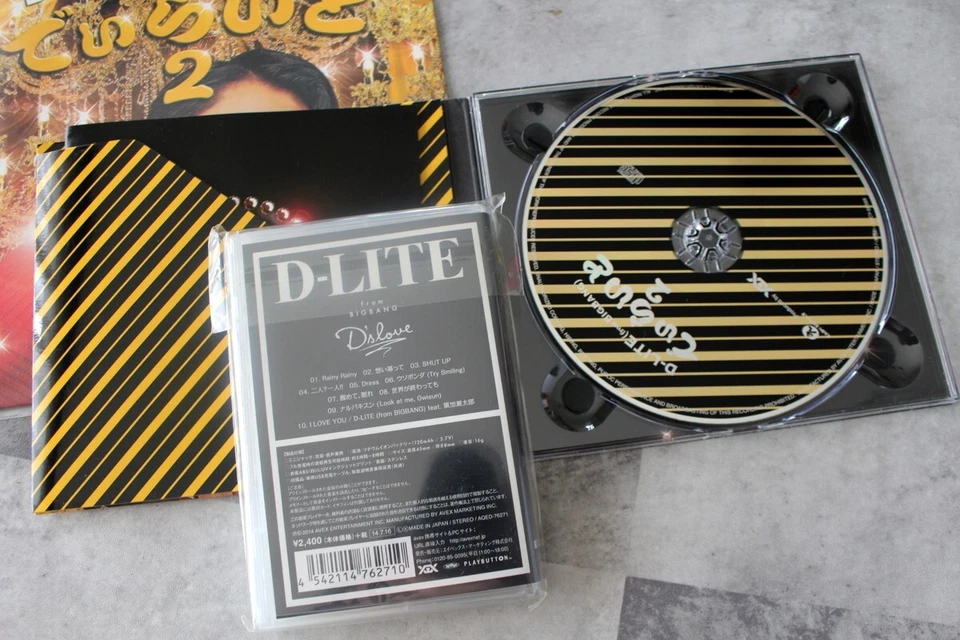 SET x6 BIGBANG D-LITE Japan CD Playbutton D-lite2(Cover Album)D'slove DVD+Sandal Foto 2 de 4