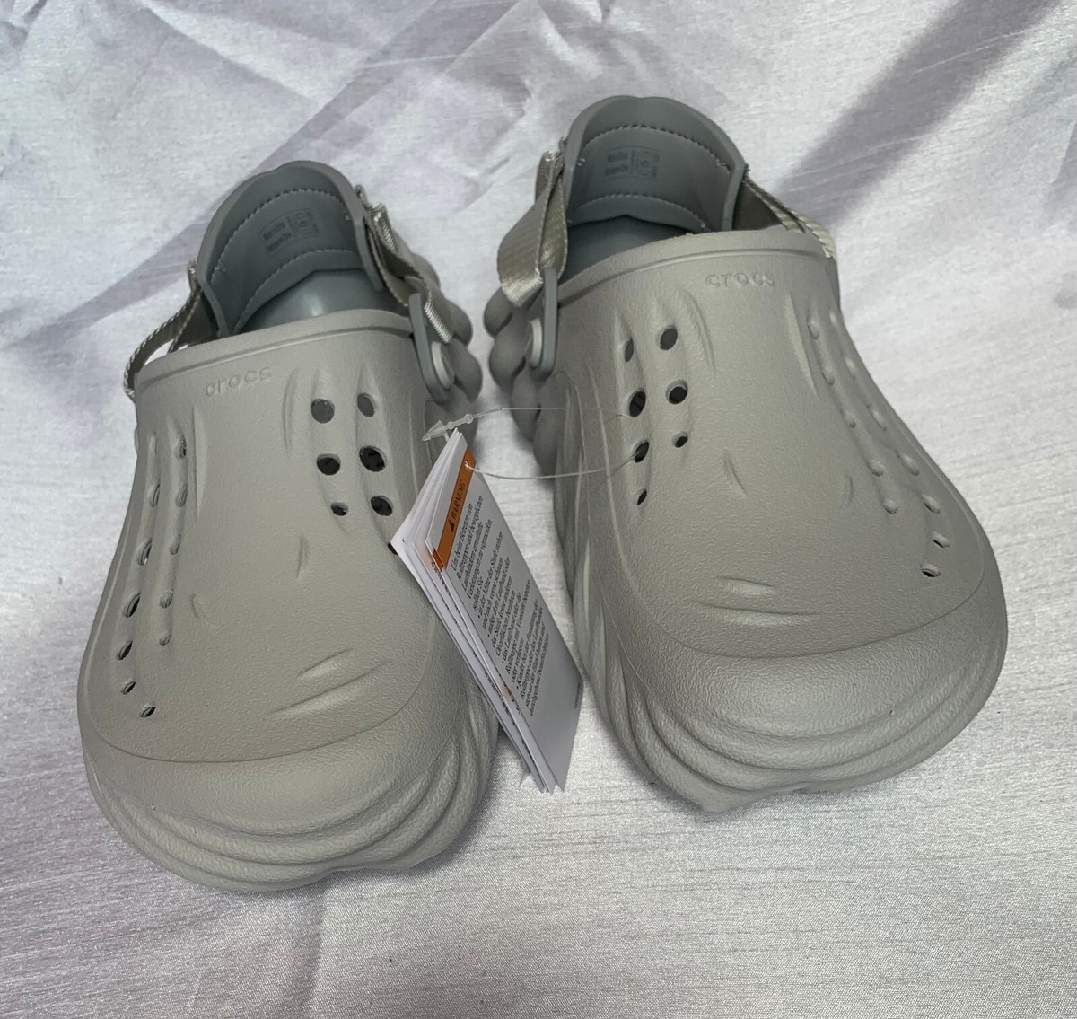 Crocs Echo Clog Atmosphere Gray Sporty Sculpted Slip On M6 W8 207937-1FT CROCS Echo Clog 207937-1FT - Shiekh main image 2