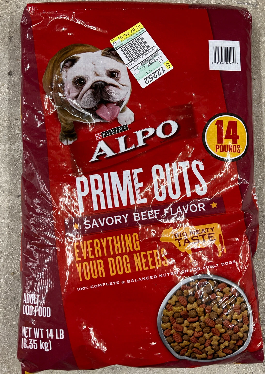 Purina ALPO Dry Dog Food, Prime Cuts Savory Beef Flavor, 14 lb. Bag
Opens in a new window or tab