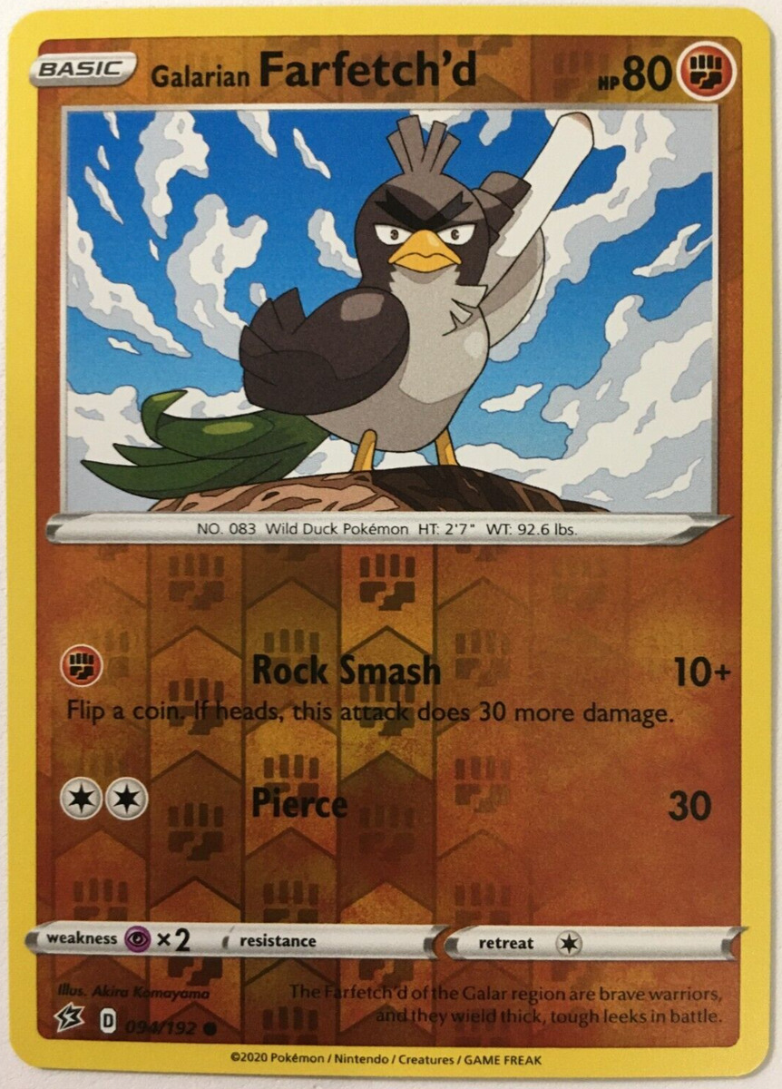 Galarian Farfetch'd - 094/192 - Common - Reverse Holo