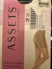 SPANX Assets by Sara Blakely Shaping Pantyhose 126B - BLACK SIZE 1