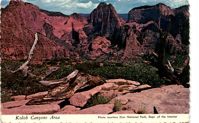 Kolob Canyons Area, Zion National Park, Interstate 15, Cedar City, St Postcard